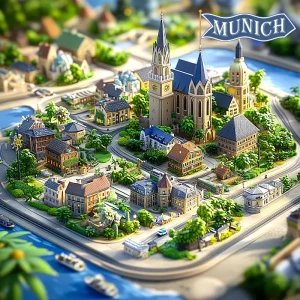 Munich 3D city